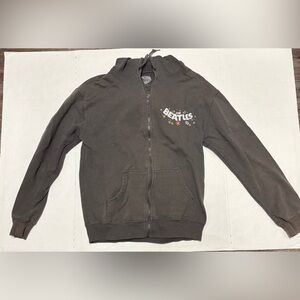 The Beatles unisex adult full zip hoodie, size XS